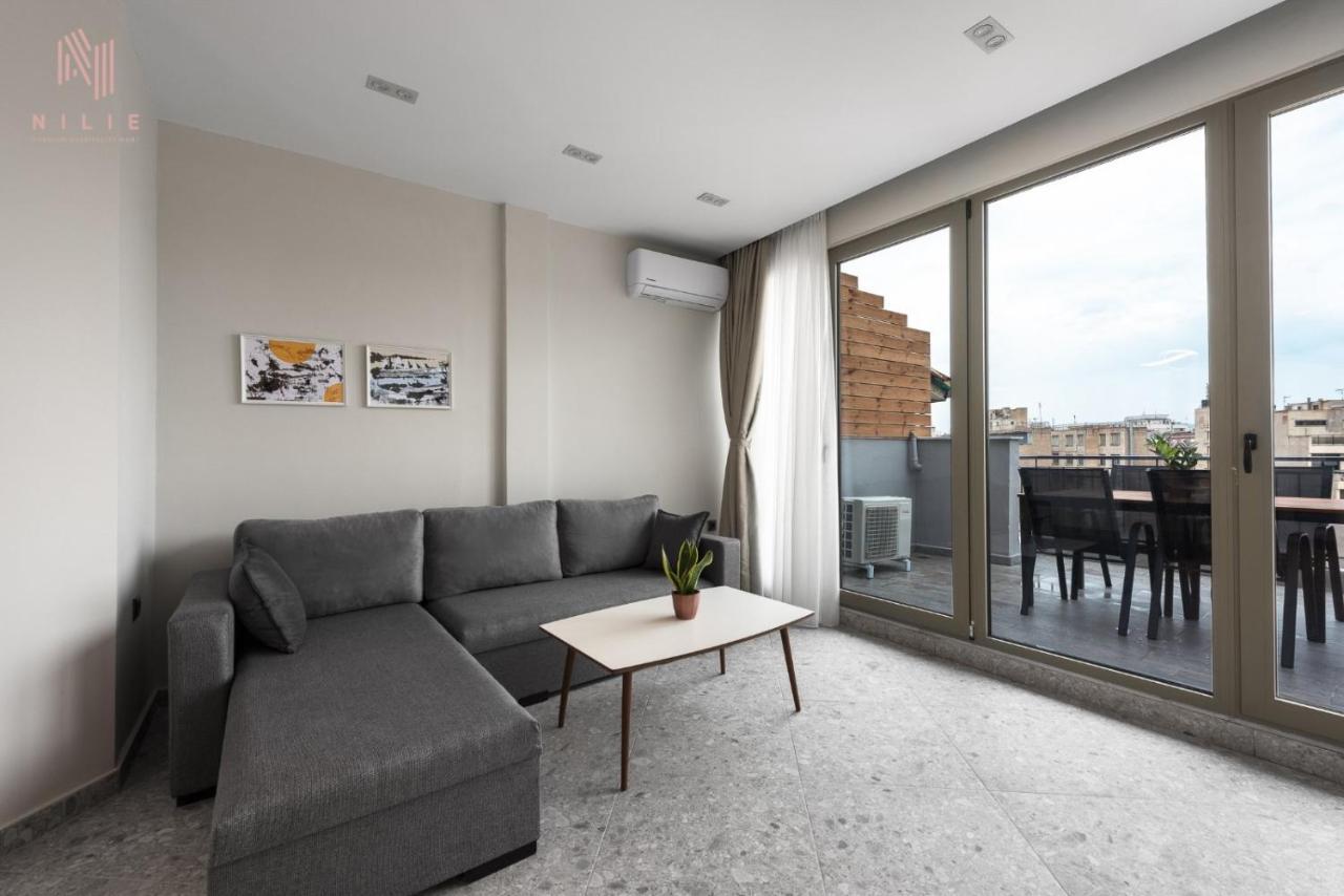 The Skysphere, Nilie Hospitality Mgmt Apartment เทสซาโลนิกิ ภายนอก รูปภาพ