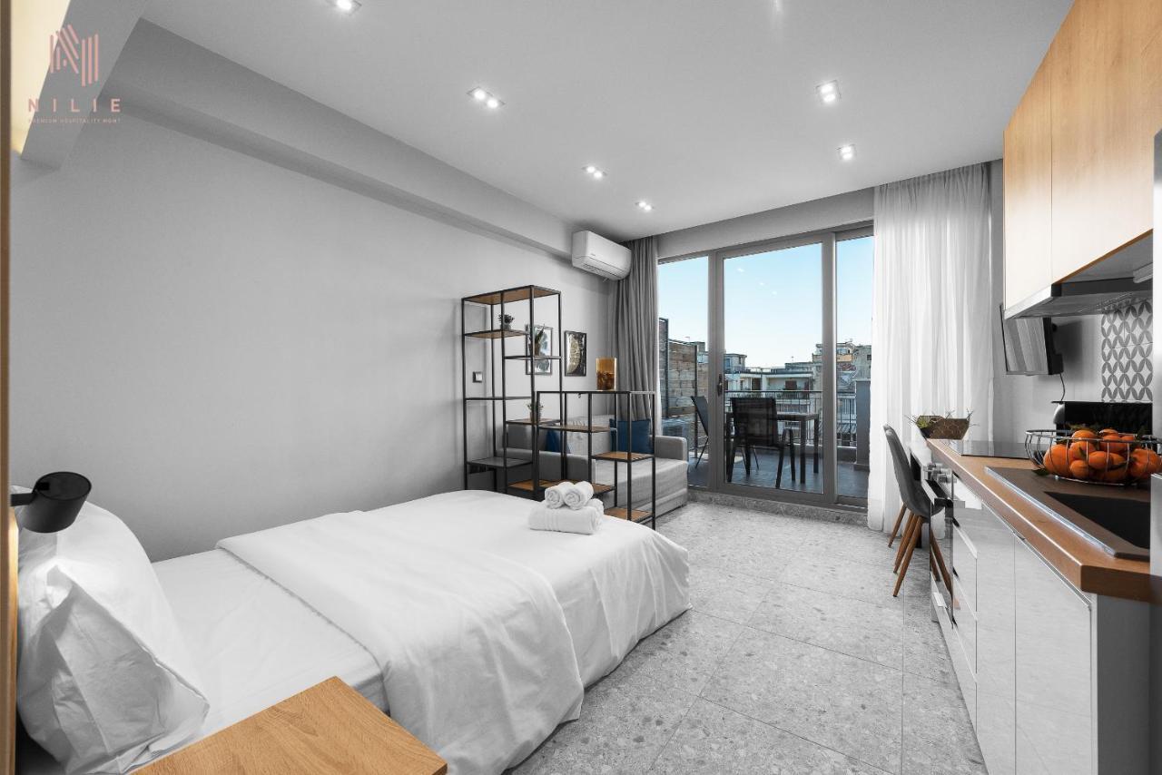 The Skysphere, Nilie Hospitality Mgmt Apartment เทสซาโลนิกิ ภายนอก รูปภาพ